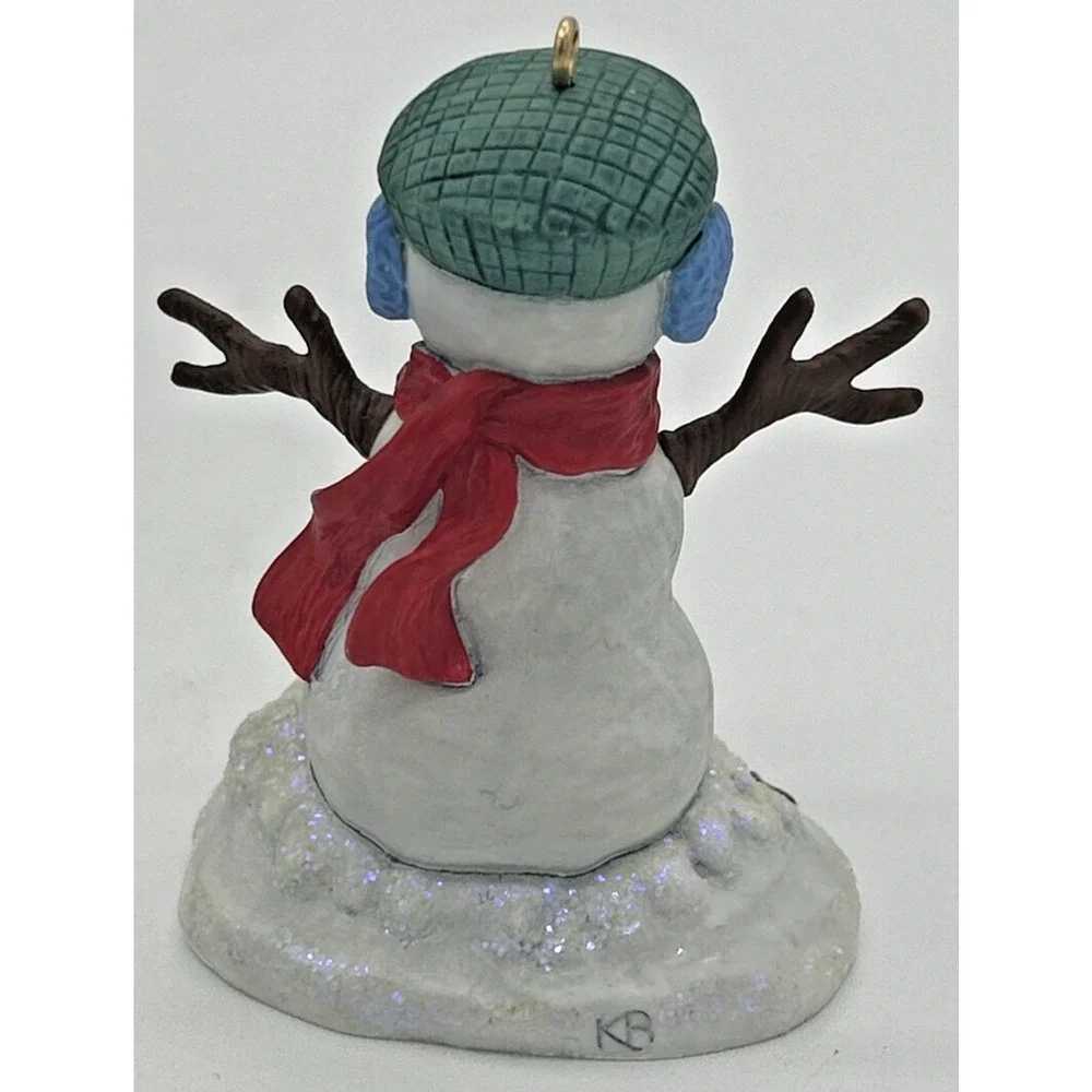 2002 Hallmark Keepsake Ornament Collector's Club Snowman‎ Ornament SKU U214